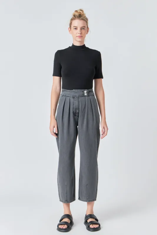 Silver Straight Pants sold by Endless Rose
