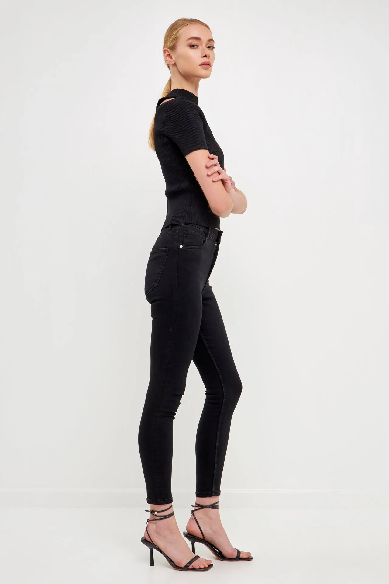 Cut Out Knit Top sold by Endless Rose product image thumbnail 3