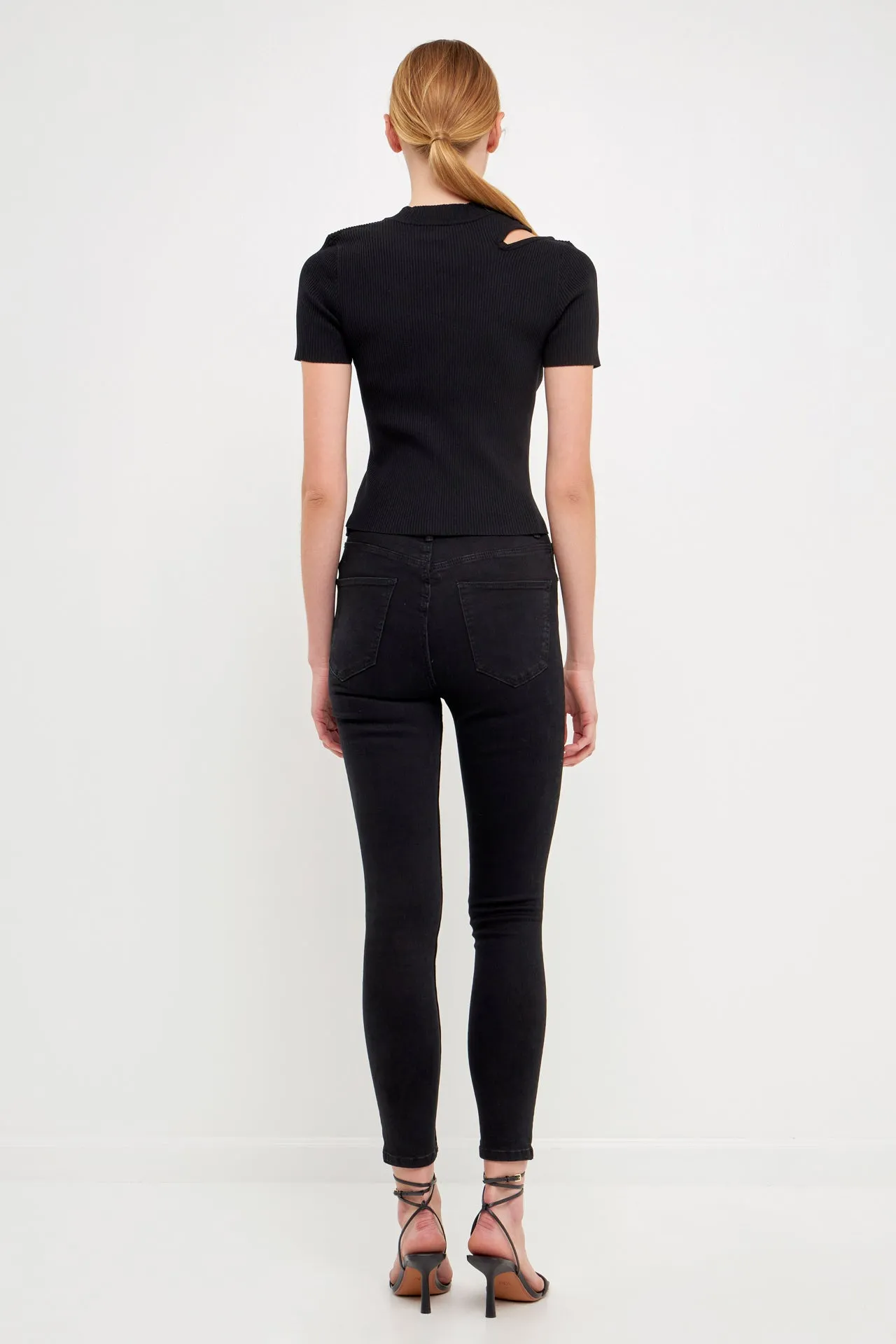 Cut Out Knit Top sold by Endless Rose product image thumbnail 4