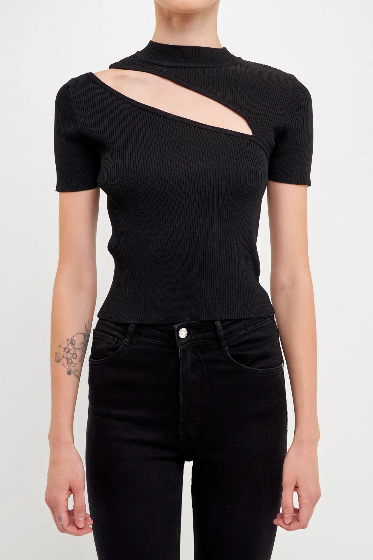 Cut Out Knit Top sold by Endless Rose product image thumbnail 2