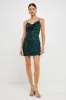 Sequin Cowl Neck Mini Dress sold by Endless Rose