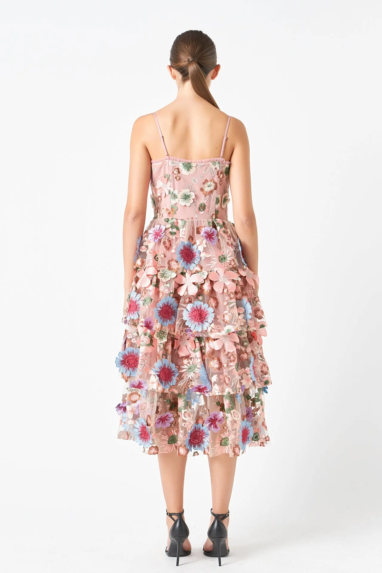 Floral Embroidered Midi Dress sold by Endless Rose product image thumbnail 4