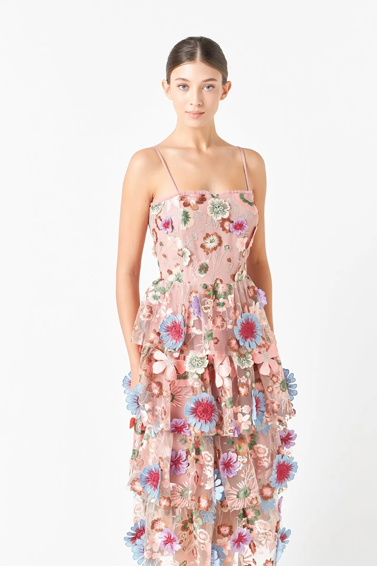 Floral Embroidered Midi Dress sold by Endless Rose product image thumbnail 5