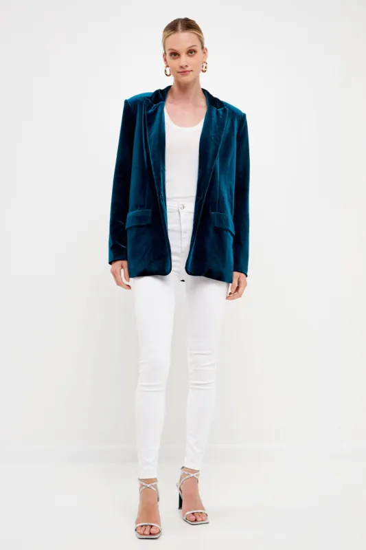 Velvet Blazer sold by Endless Rose