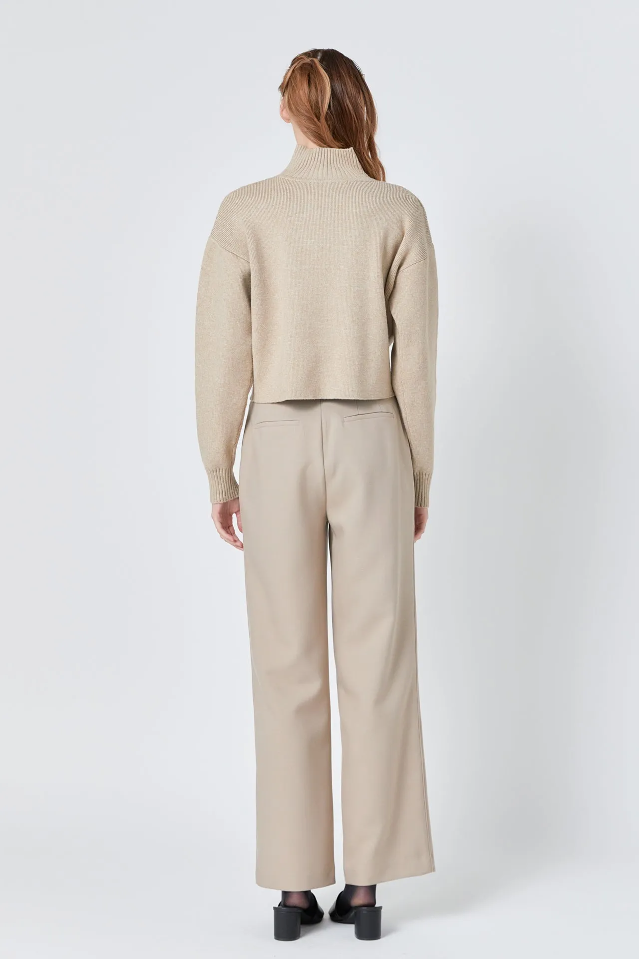 Pleated Wide Trousers sold by Endless Rose product image thumbnail 4