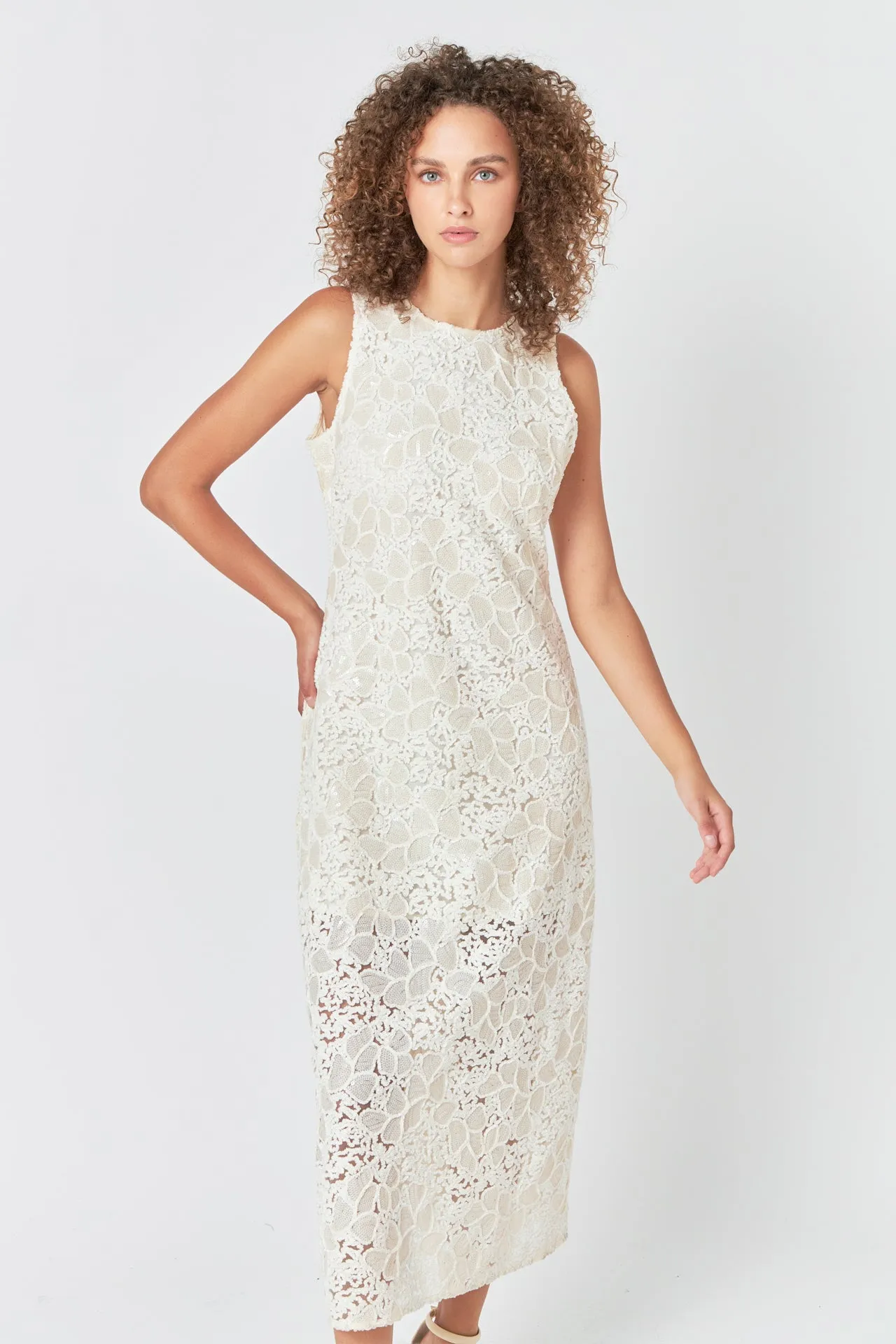 Textured Maxi Dress sold by Endless Rose product image thumbnail 5