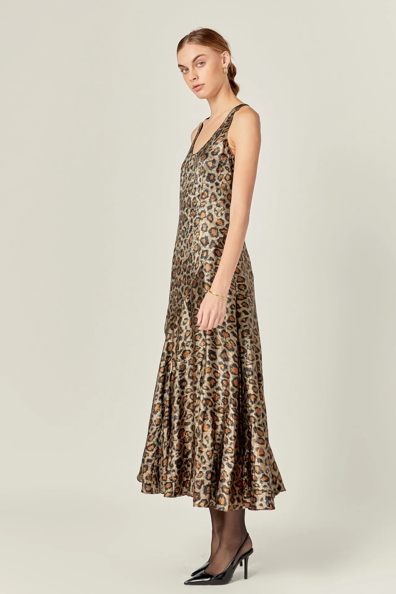 Animal Print Maxi Dress sold by Endless Rose product image thumbnail 3