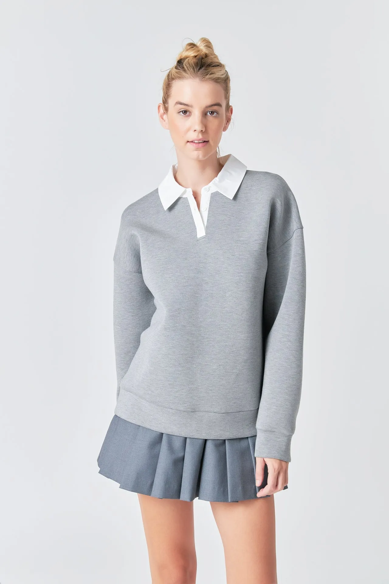 Collared Sweatshirt sold by Endless Rose
