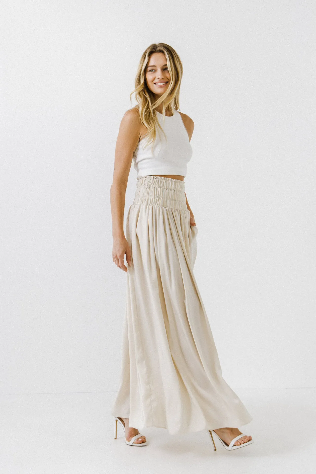Elastic Waist Maxi Skirt sold by Endless Rose product image thumbnail 5