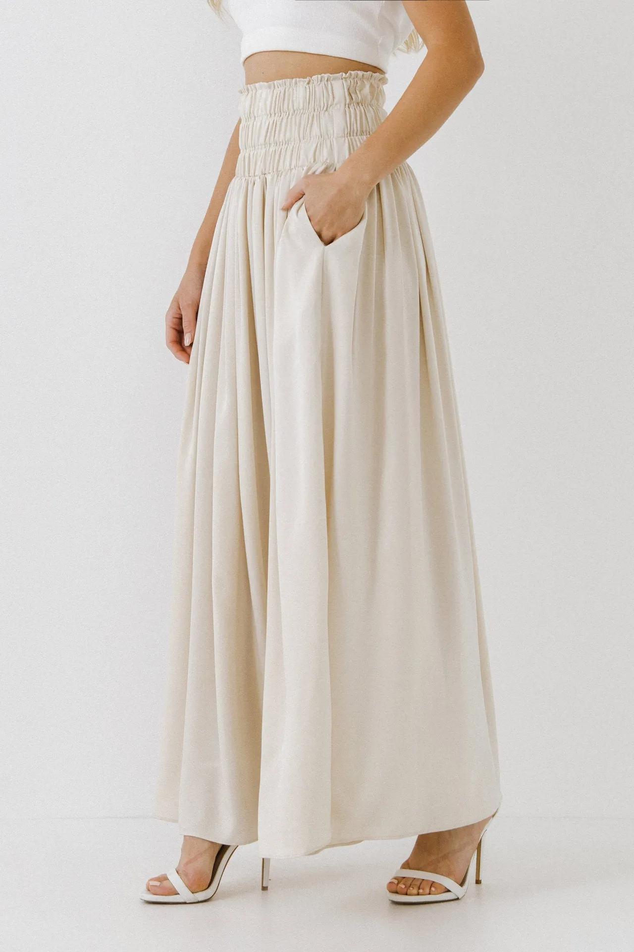 Elastic Waist Maxi Skirt sold by Endless Rose product image thumbnail 3