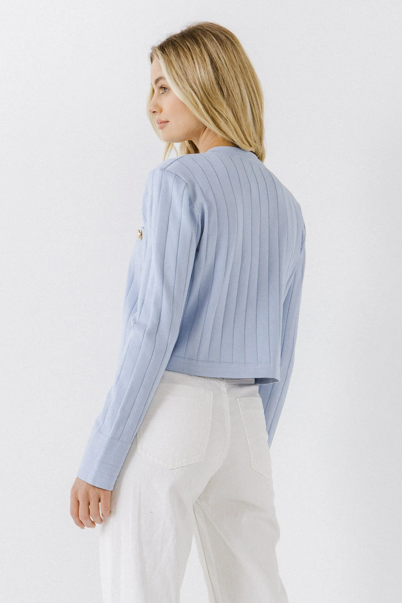 Ribbed Knit Cardigan sold by Endless Rose product image thumbnail 4