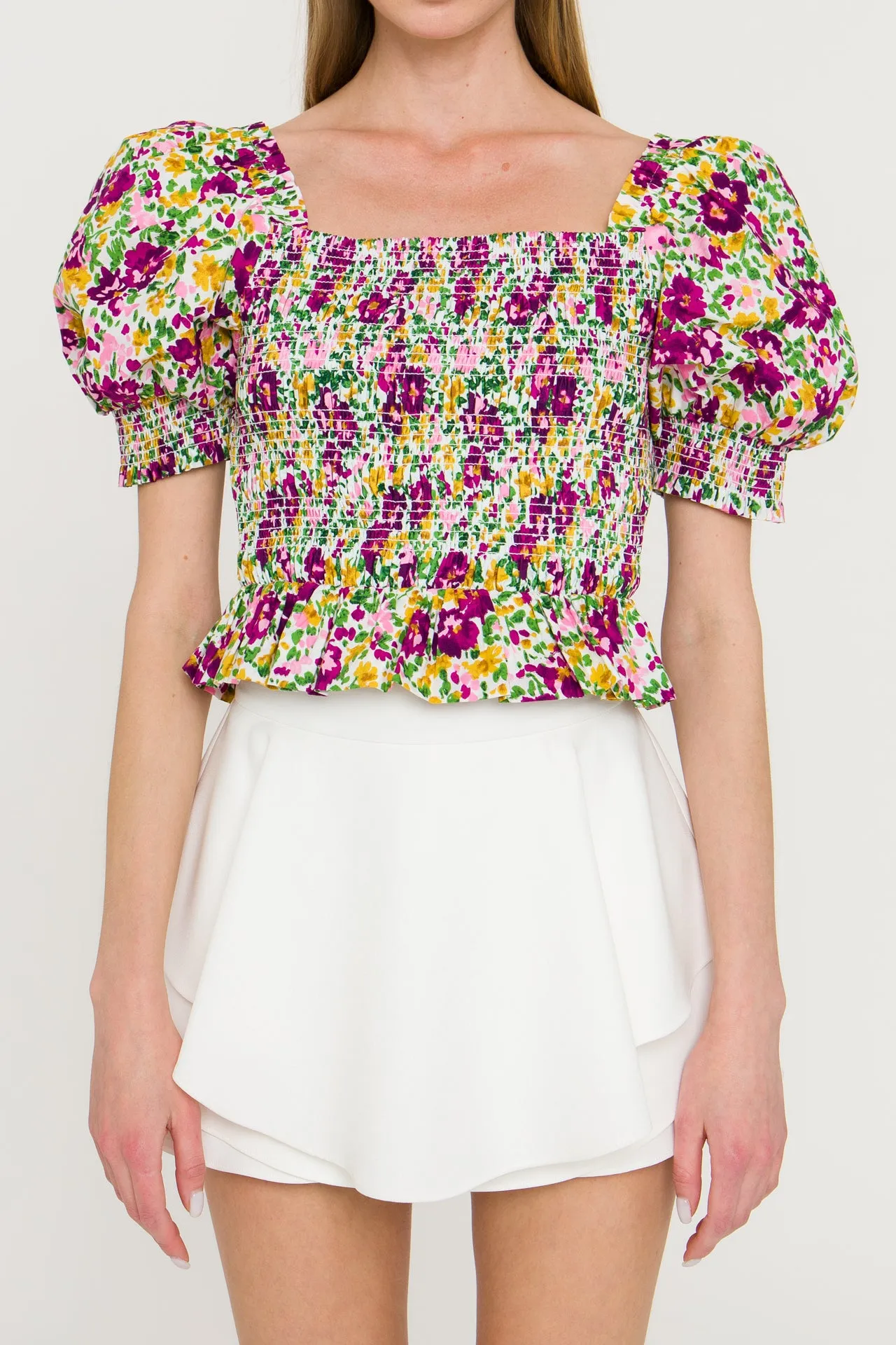 Floral Smocked Top sold by Endless Rose product image thumbnail 2