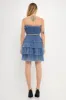 Tulle Tiered Mini with Jeweled Belt sold by Endless Rose