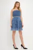 Tulle Tiered Mini with Jeweled Belt sold by Endless Rose
