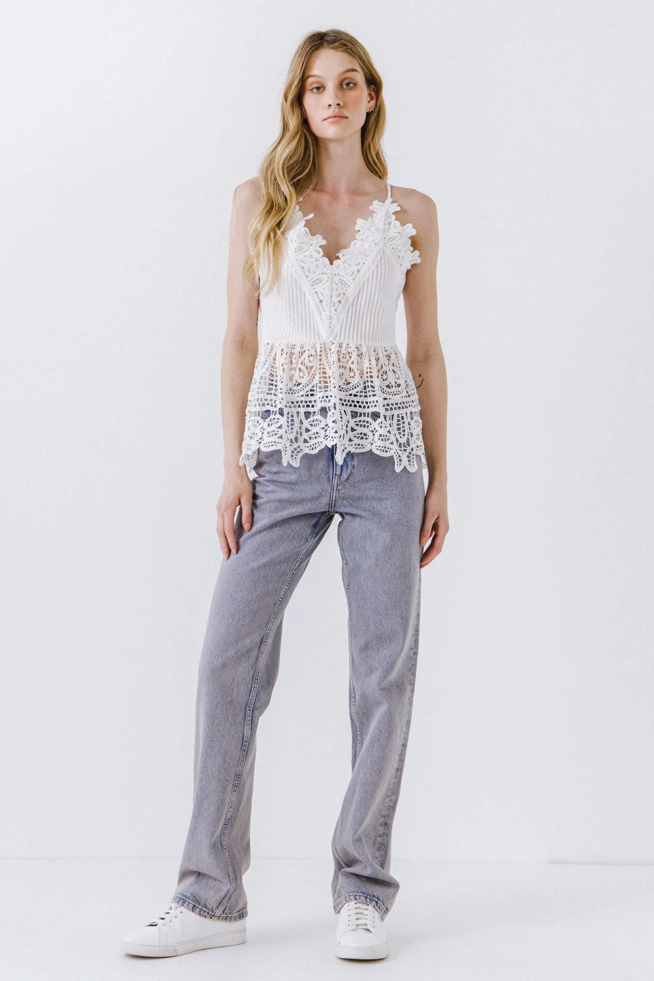 Lace Peplum Top sold by Endless Rose