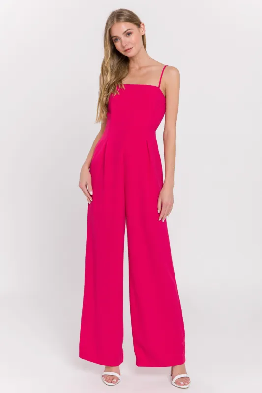 Solid Strap Jumpsuit sold by Endless Rose