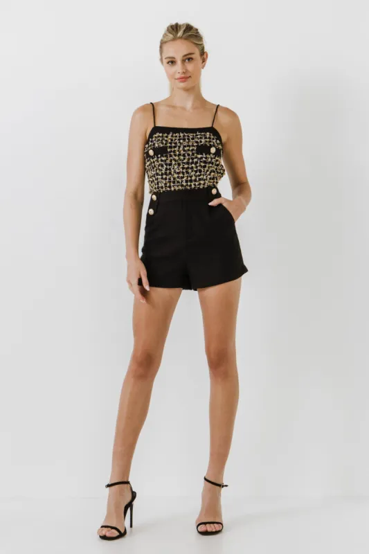 Tweed Tank Top sold by Endless Rose