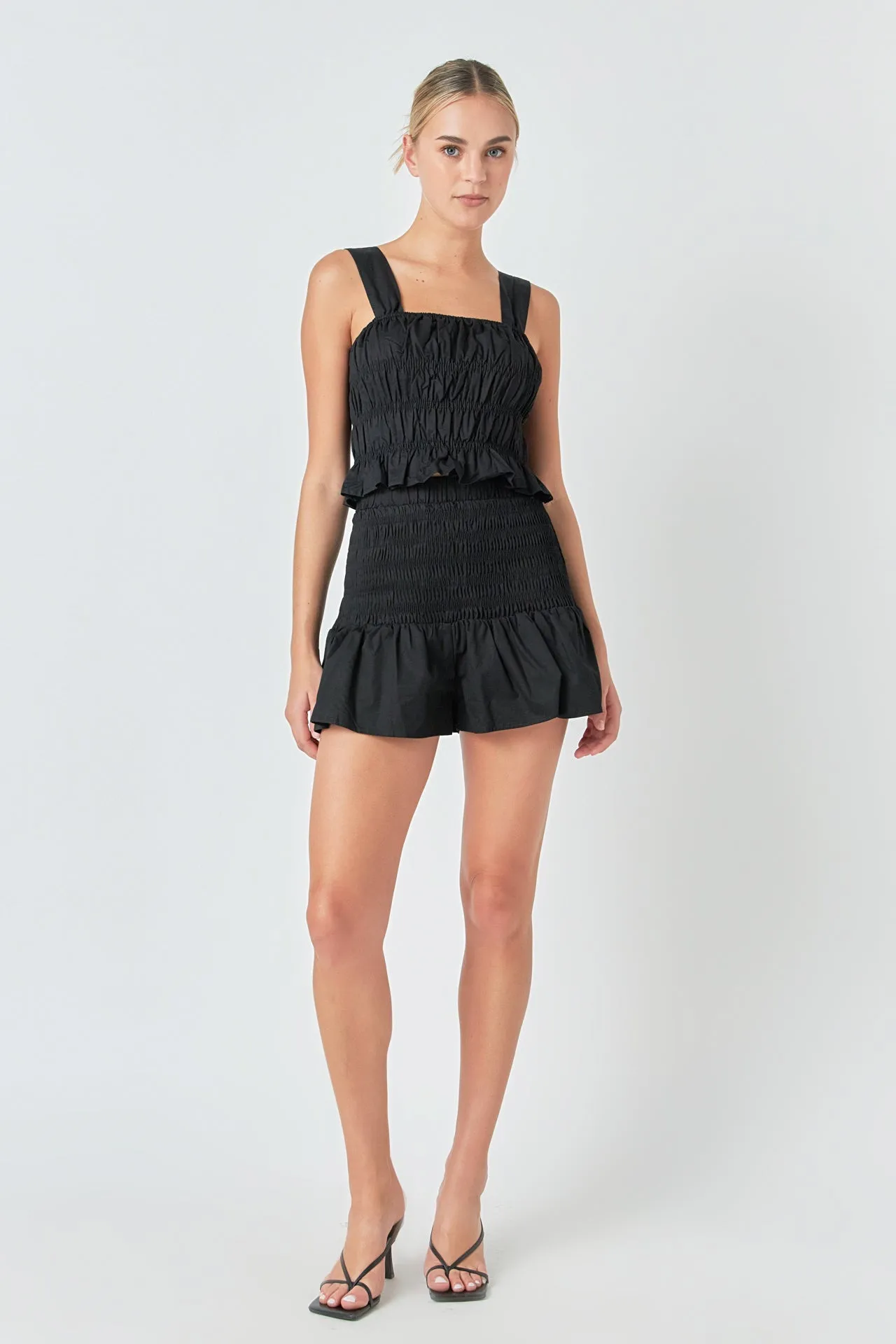 Smocked Ruffle Top sold by Endless Rose