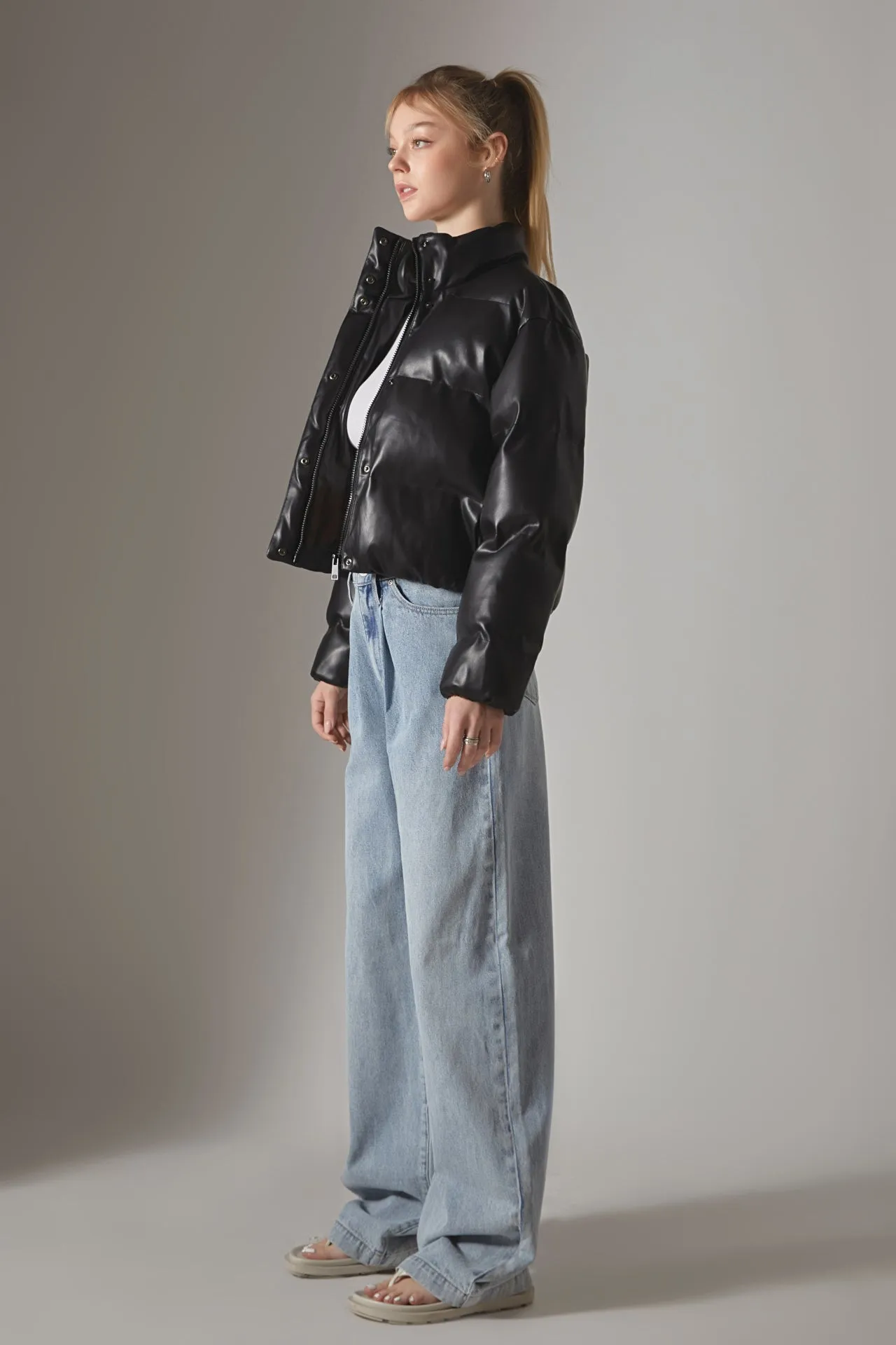 Cropped Puffer Jacket sold by Endless Rose product image thumbnail 3