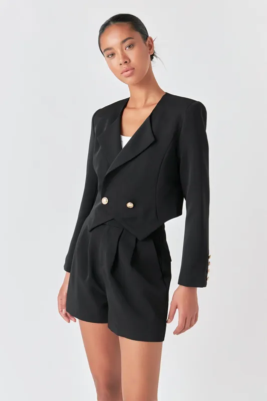 Pleated High Waist Shorts sold by Endless Rose
