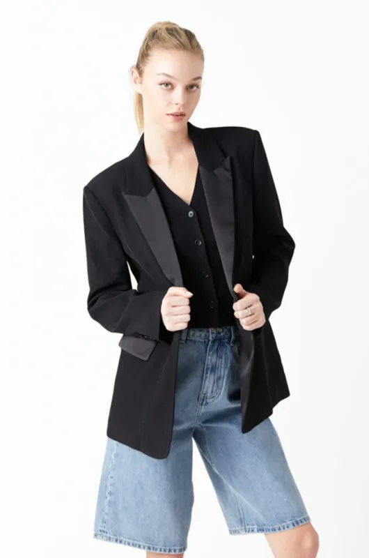 Tuxedo Oversized Jacket sold by Endless Rose