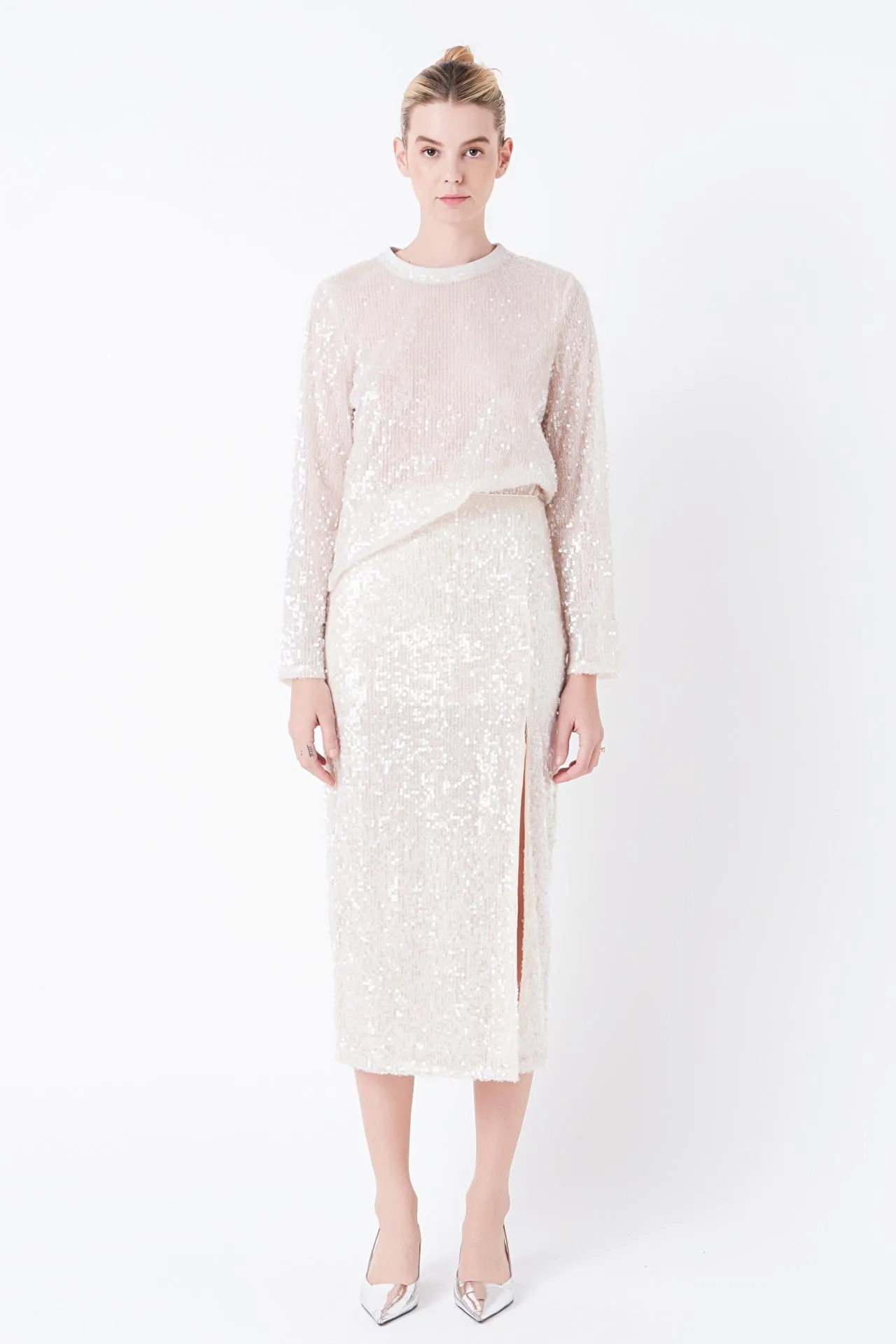 Sequin Sheer Top sold by Endless Rose product image thumbnail 2