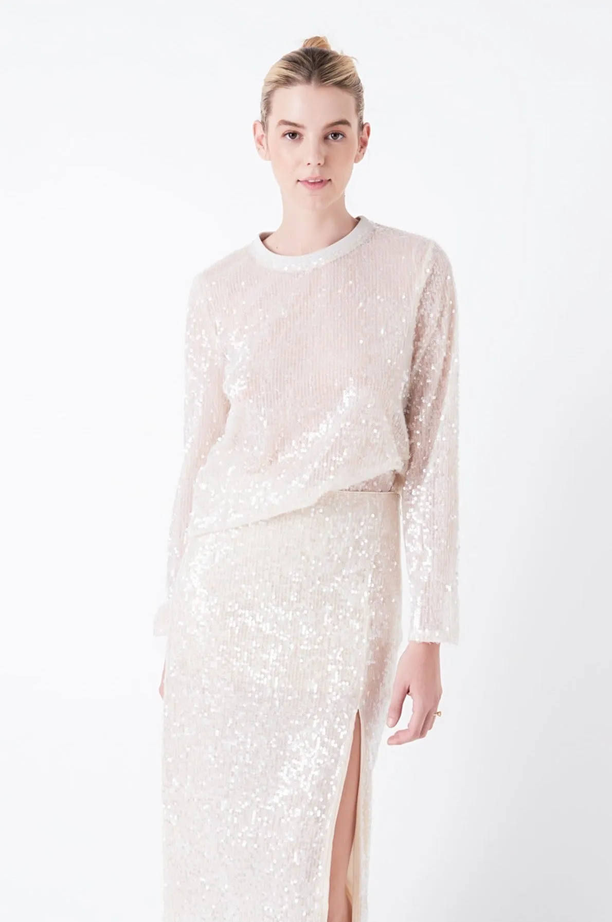 Sequin Sheer Top sold by Endless Rose