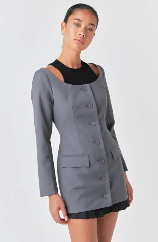 Off the Shoulder Blazer sold by Endless Rose