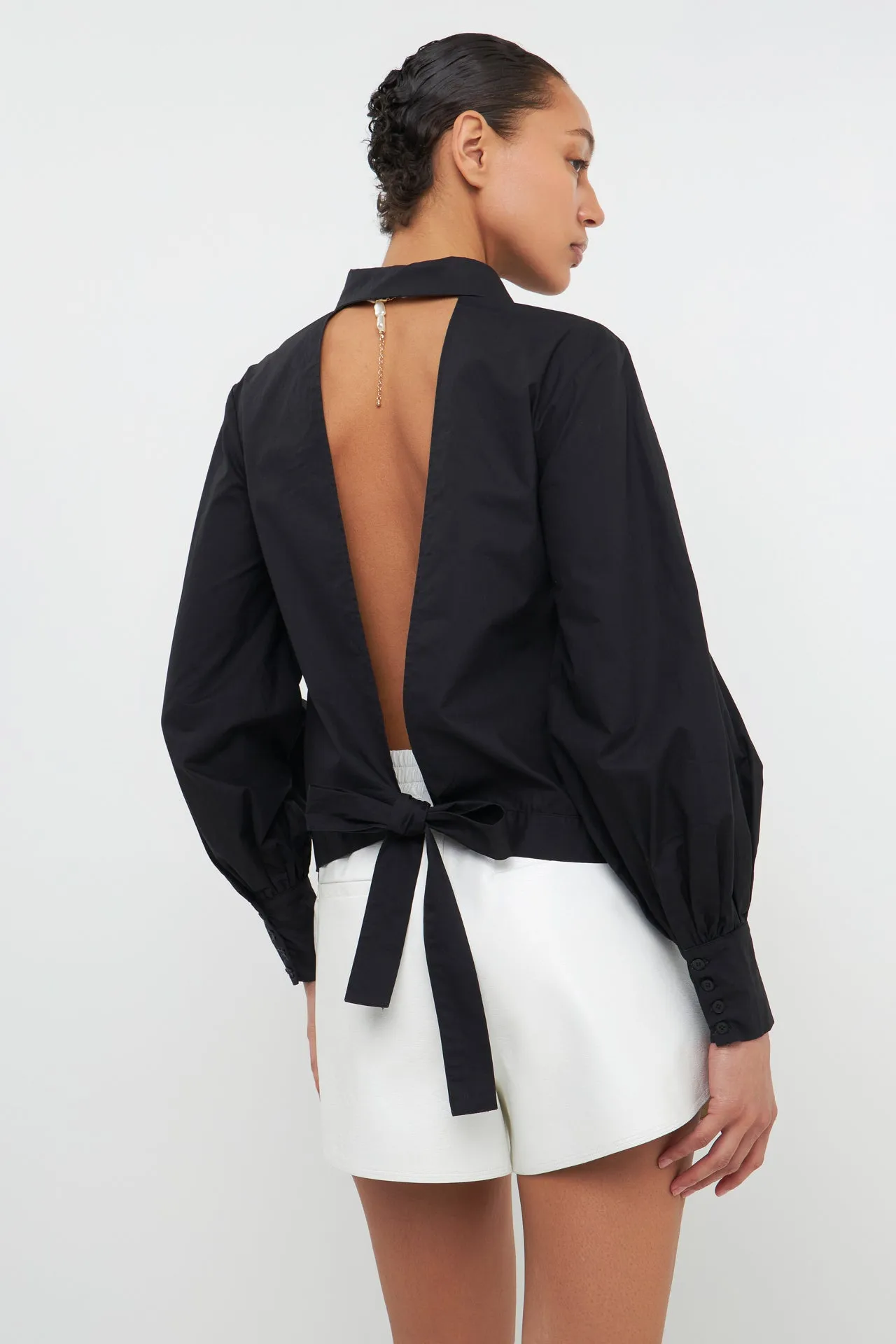Backless Long Sleeve Shirt sold by Endless Rose