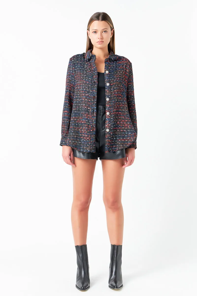 Tweed Shirting sold by Endless Rose product image thumbnail 3