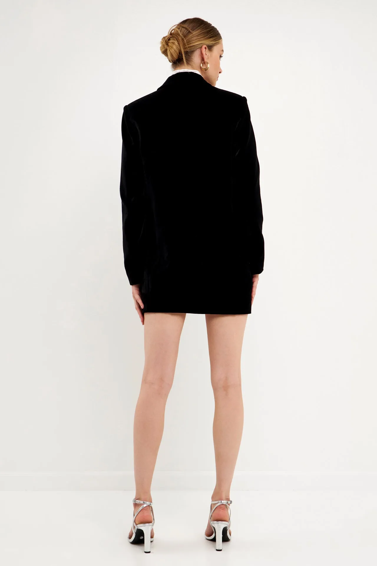 Velvet Boyfriend Fit Blazer sold by Endless Rose product image thumbnail 4