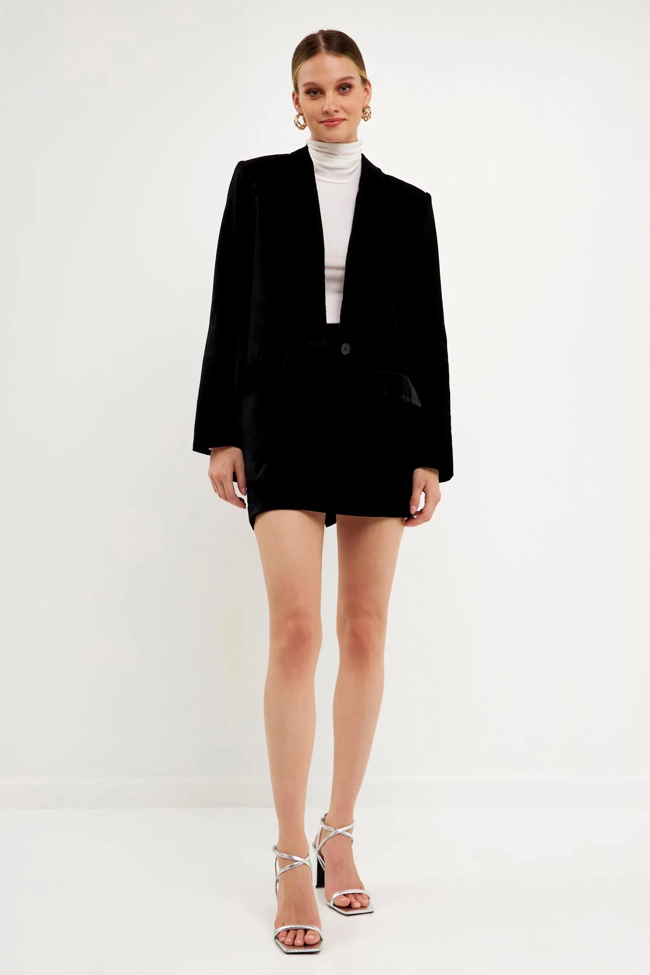 Velvet Boyfriend Fit Blazer sold by Endless Rose