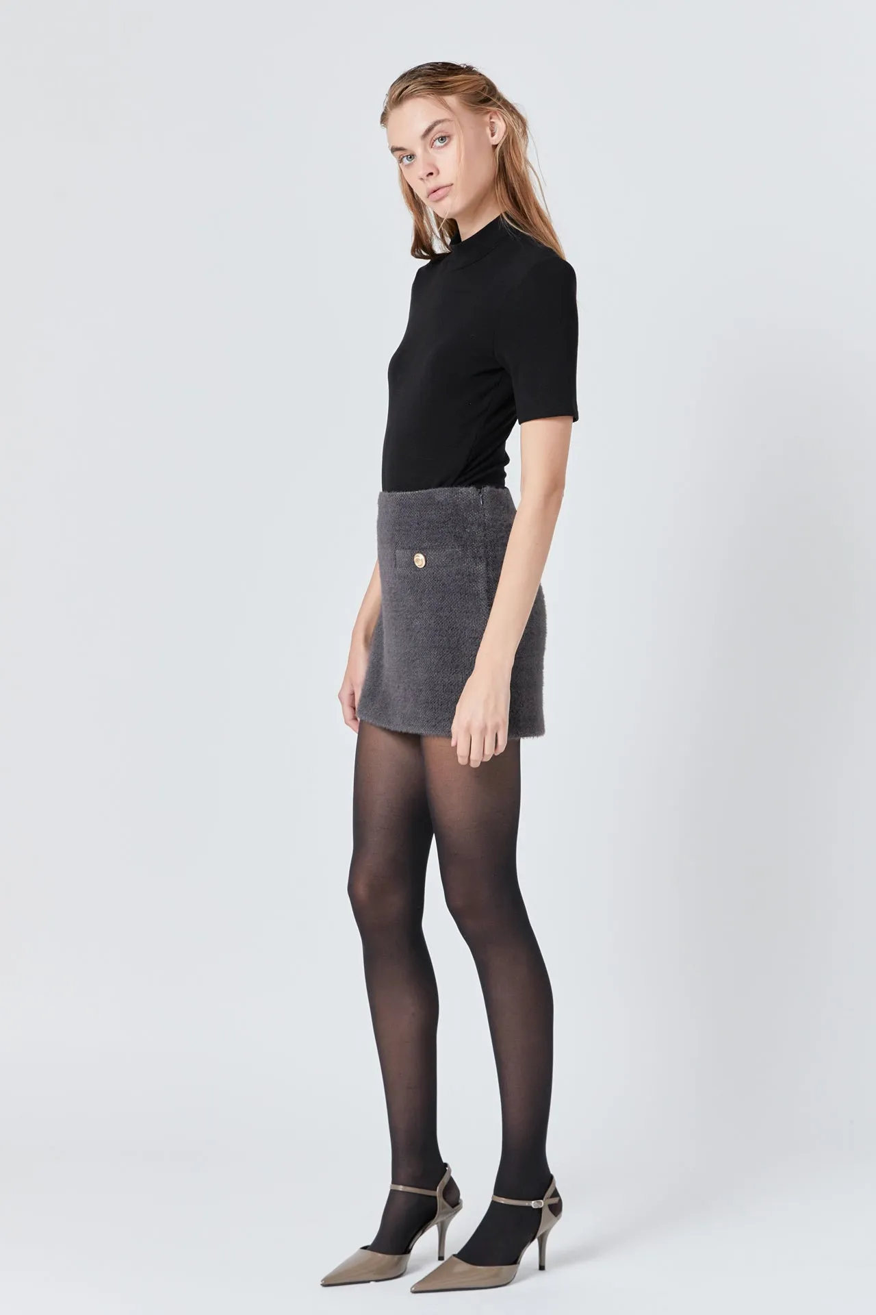 Tweed Boucle Skirt sold by Endless Rose product image thumbnail 3