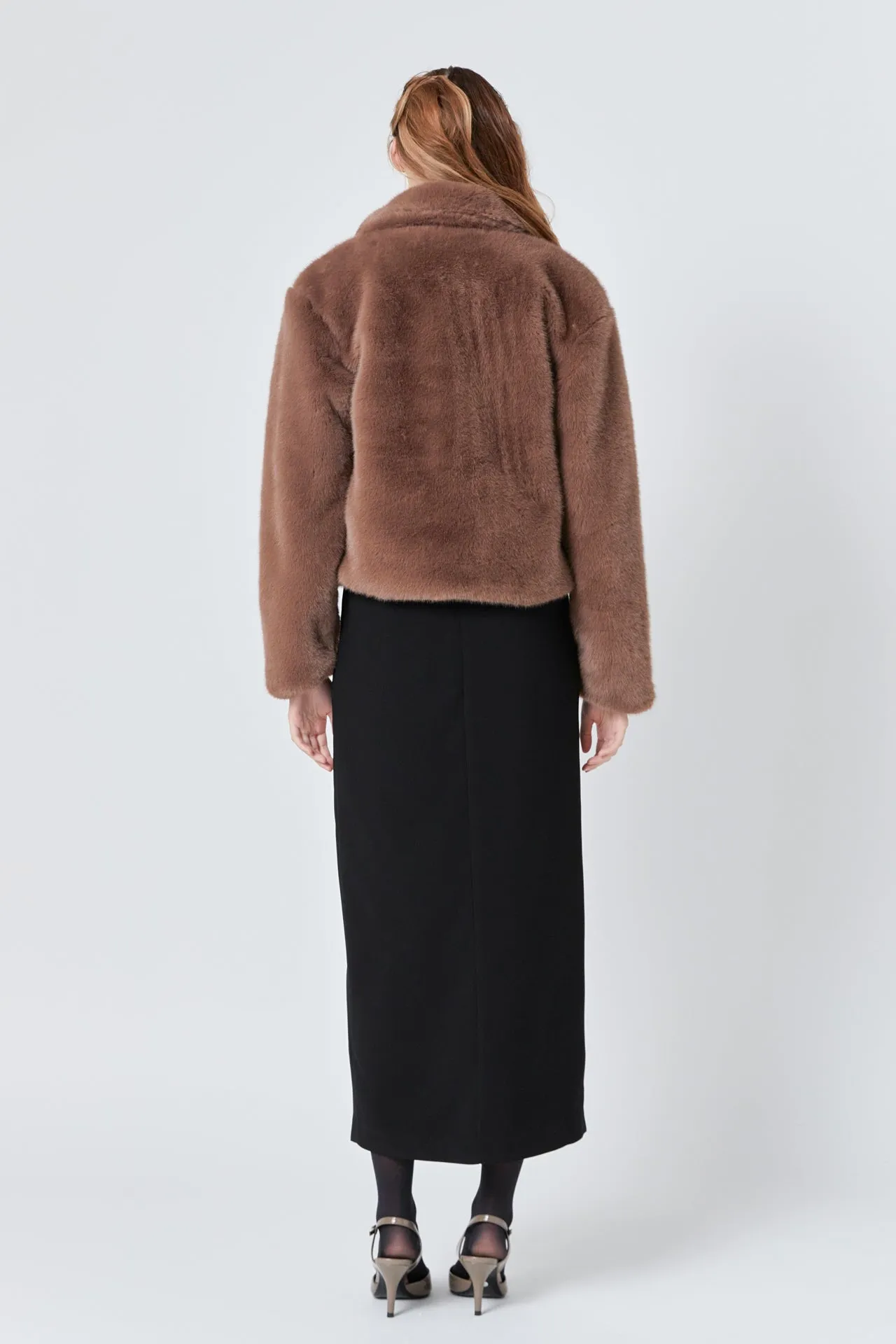 Faux Fur Buttoned Jacket sold by Endless Rose product image thumbnail 4