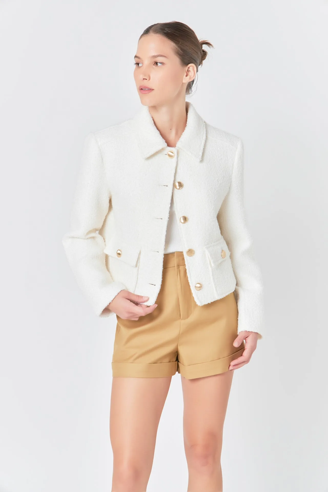 Boucle Tweed Jacket sold by Endless Rose product image thumbnail 5