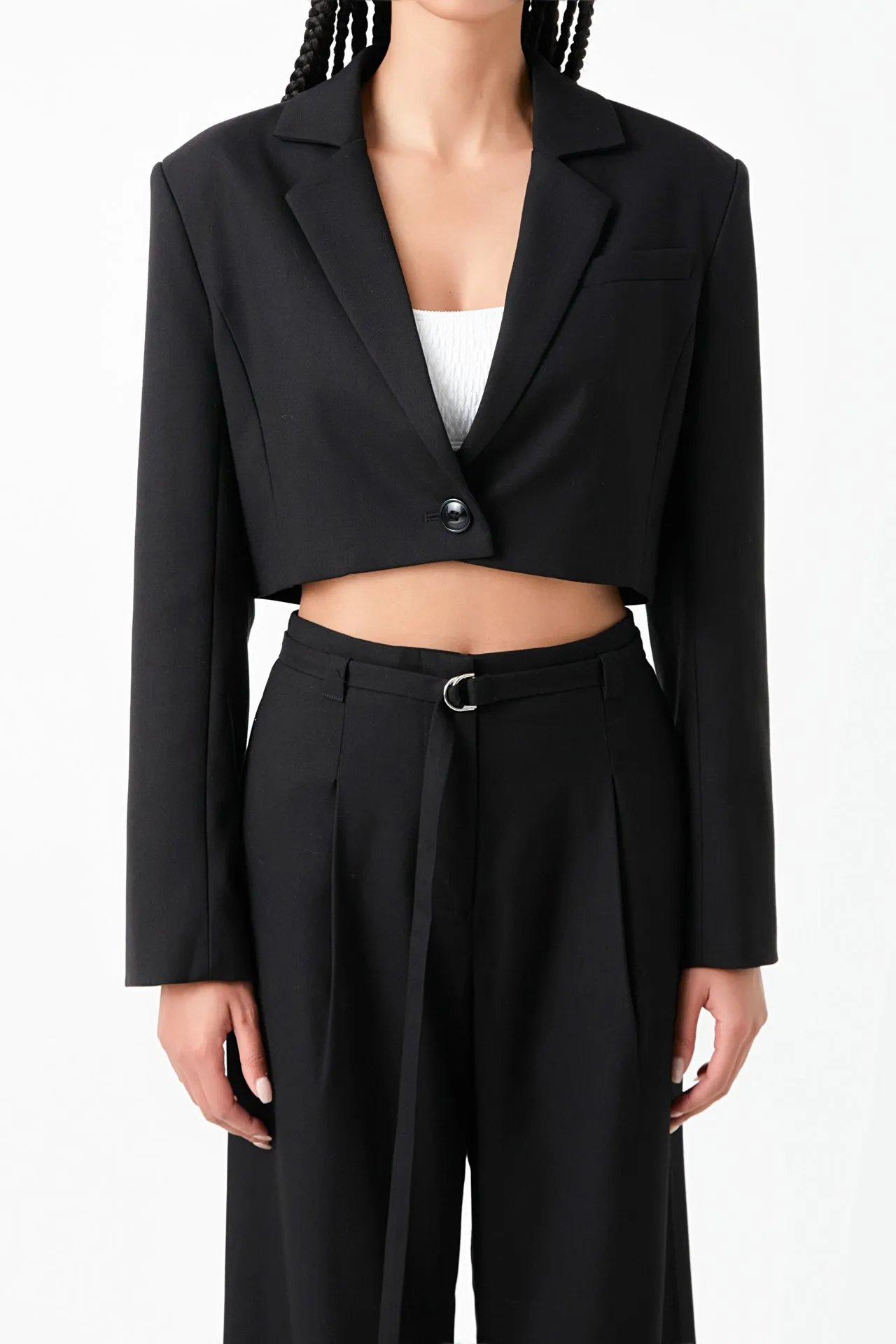 Oversized Cropped Blazer sold by Endless Rose product image thumbnail 3