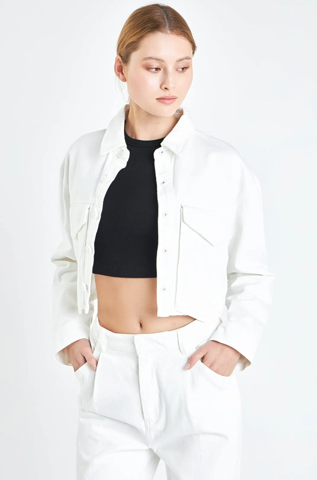 Oversize Pocket Cropped Jacket sold by Endless Rose product image thumbnail 5