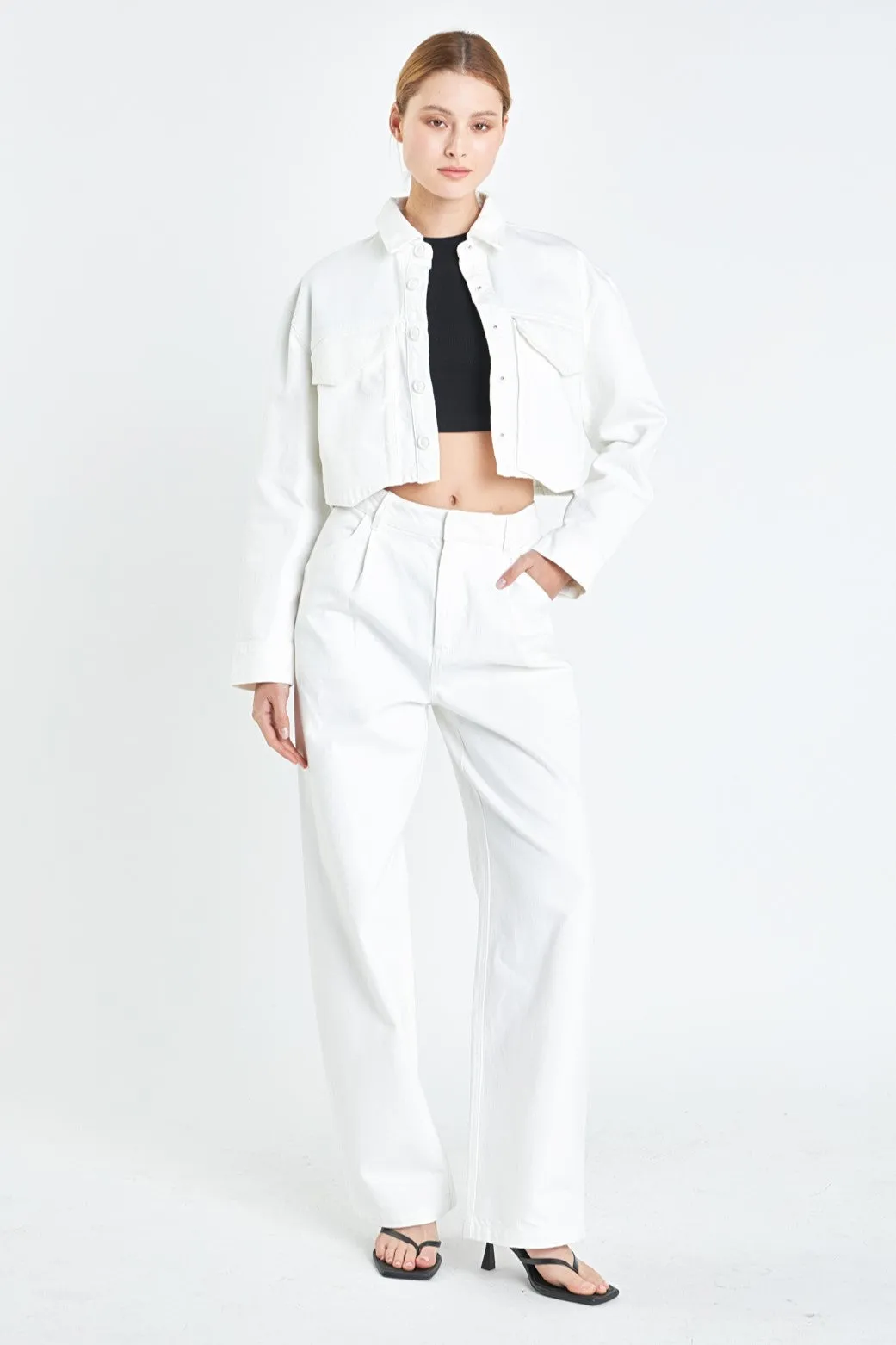 Oversize Pocket Cropped Jacket sold by Endless Rose product image thumbnail 2