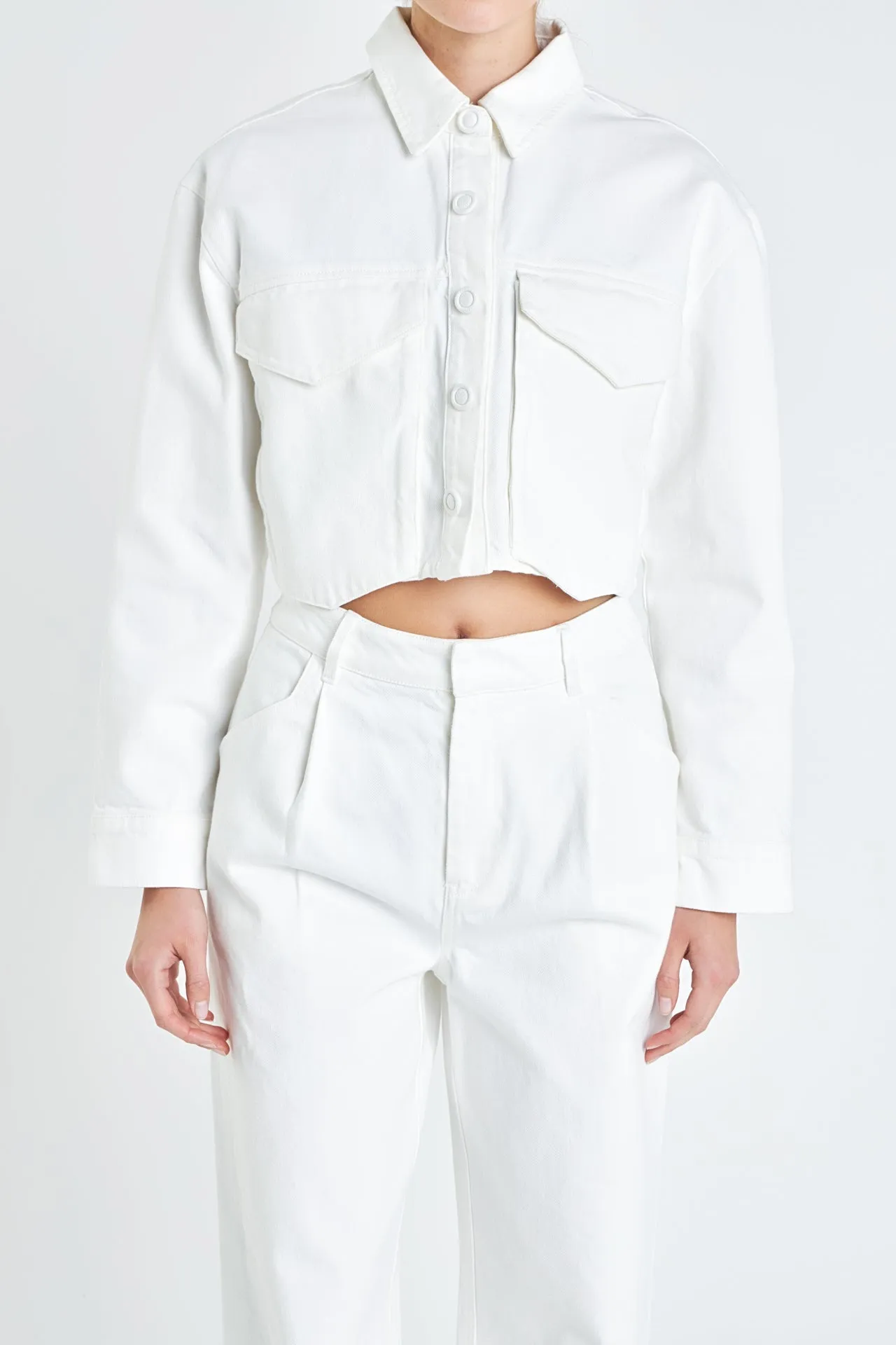 Oversize Pocket Cropped Jacket sold by Endless Rose product image thumbnail 3