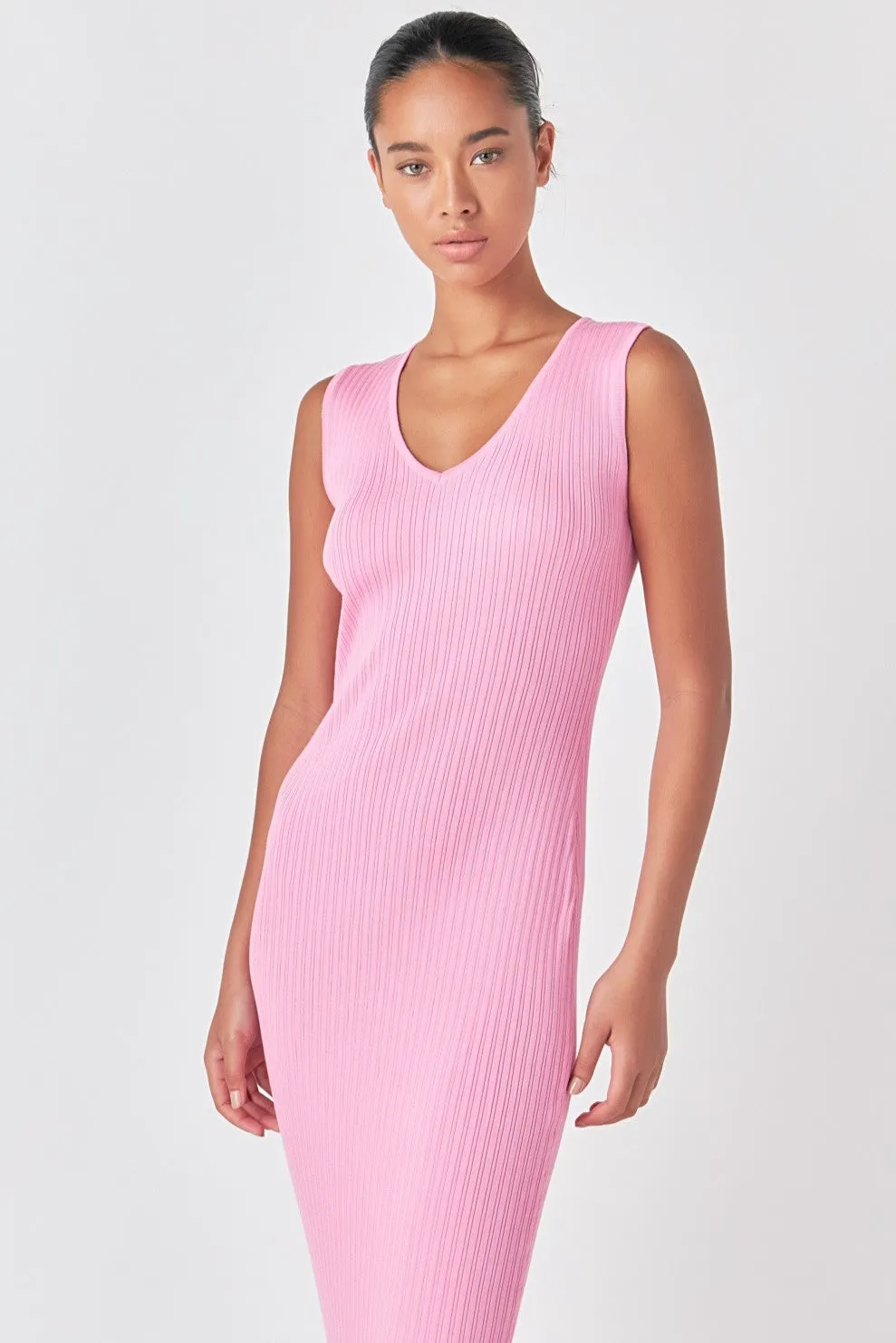 Ribbed Sleeveless Maxi Dress sold by Endless Rose product image thumbnail 4