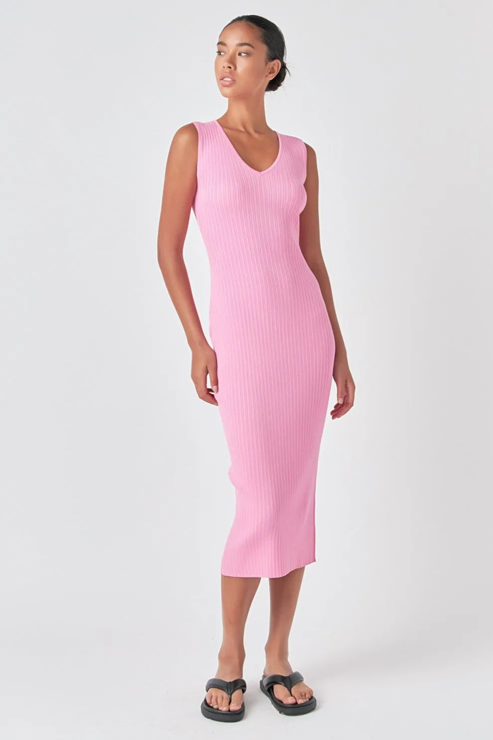Ribbed Sleeveless Maxi Dress sold by Endless Rose
