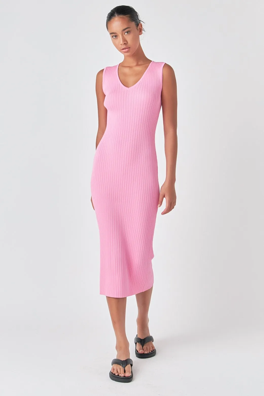 Ribbed Sleeveless Maxi Dress sold by Endless Rose product image thumbnail 5