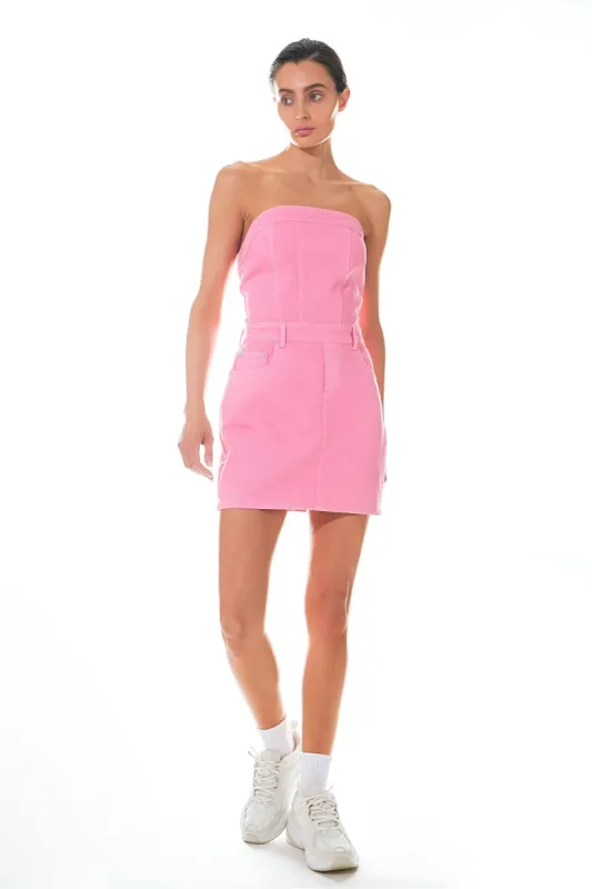 Denim Tube Mini Dress sold by Endless Rose