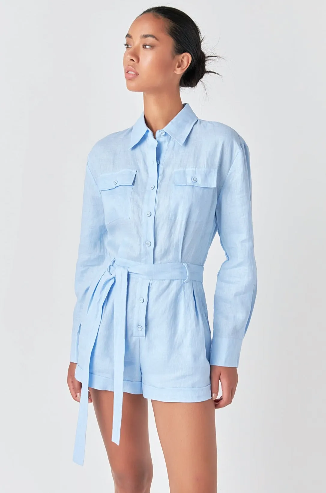 Linen Romper sold by Endless Rose product image thumbnail 3