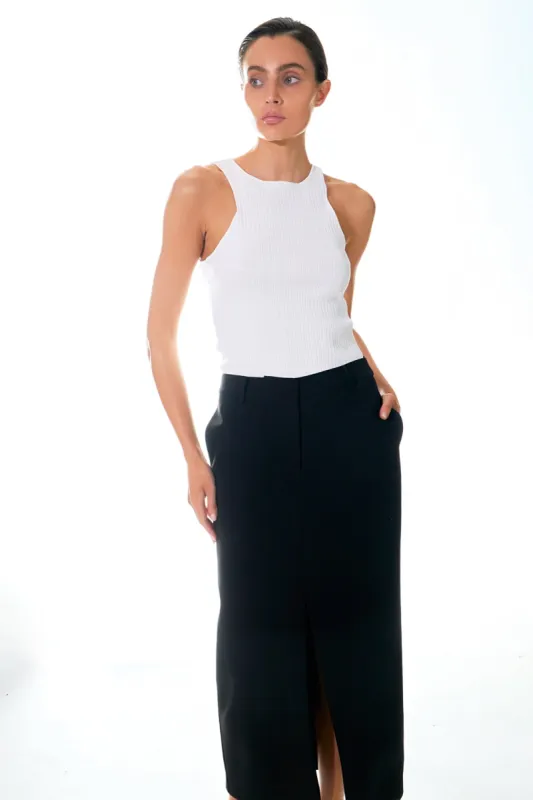 Ribbed Racer Back Slick Tank sold by Endless Rose