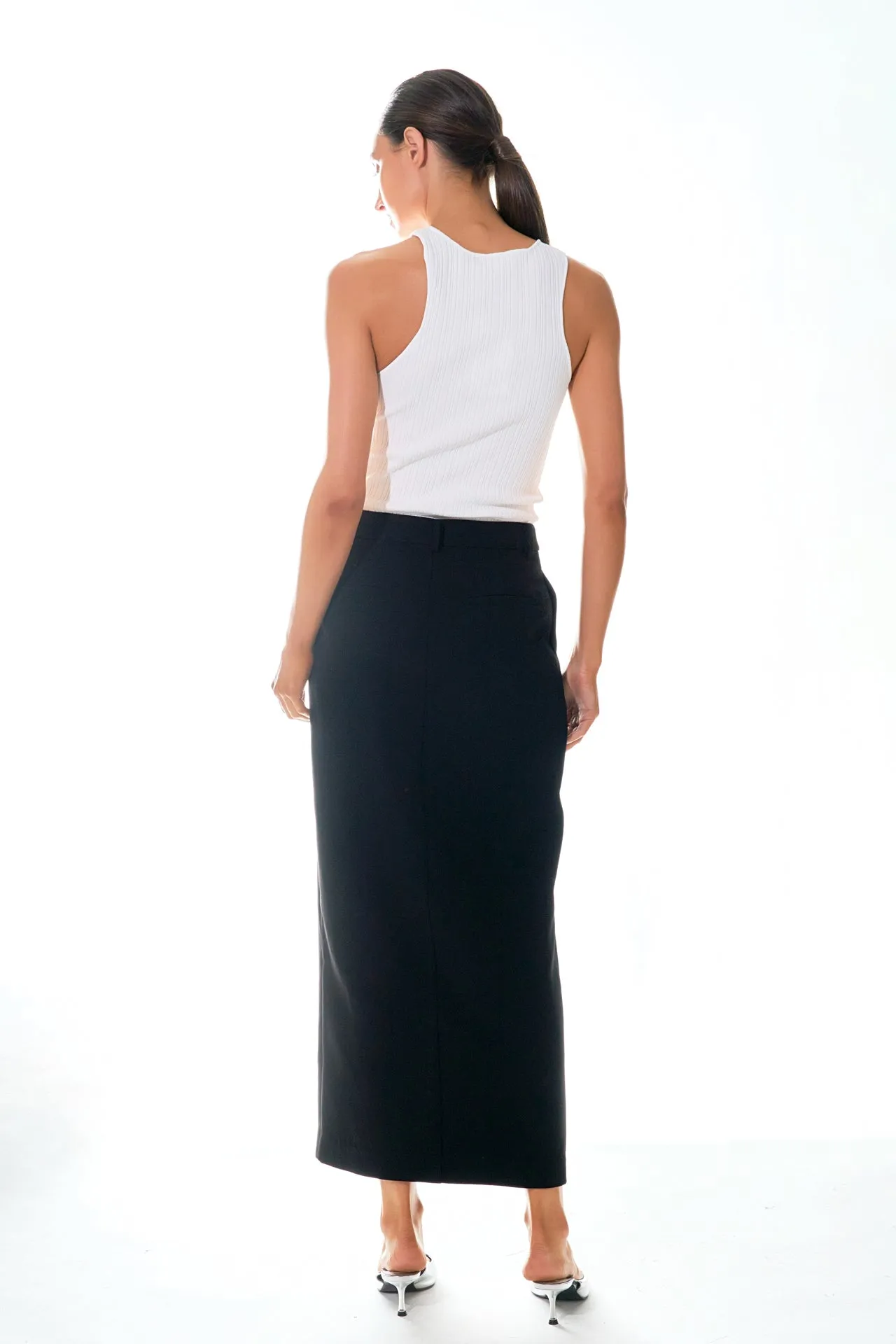 Ribbed Racer Back Slick Tank sold by Endless Rose product image thumbnail 5