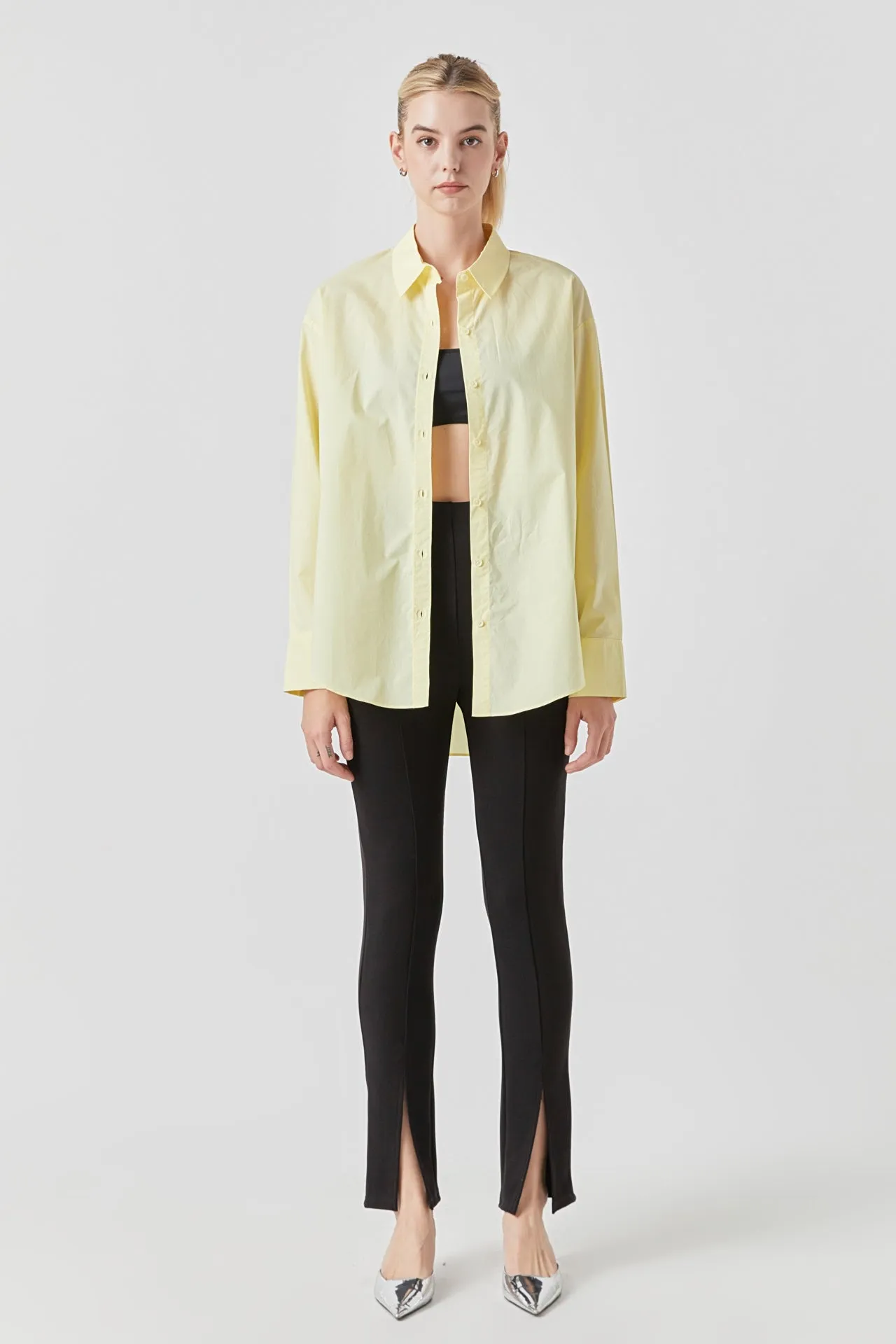 Oversize Collared Shirt sold by Endless Rose