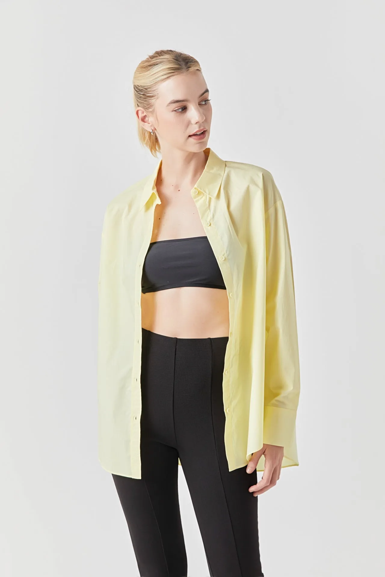 Oversize Collared Shirt sold by Endless Rose product image thumbnail 5