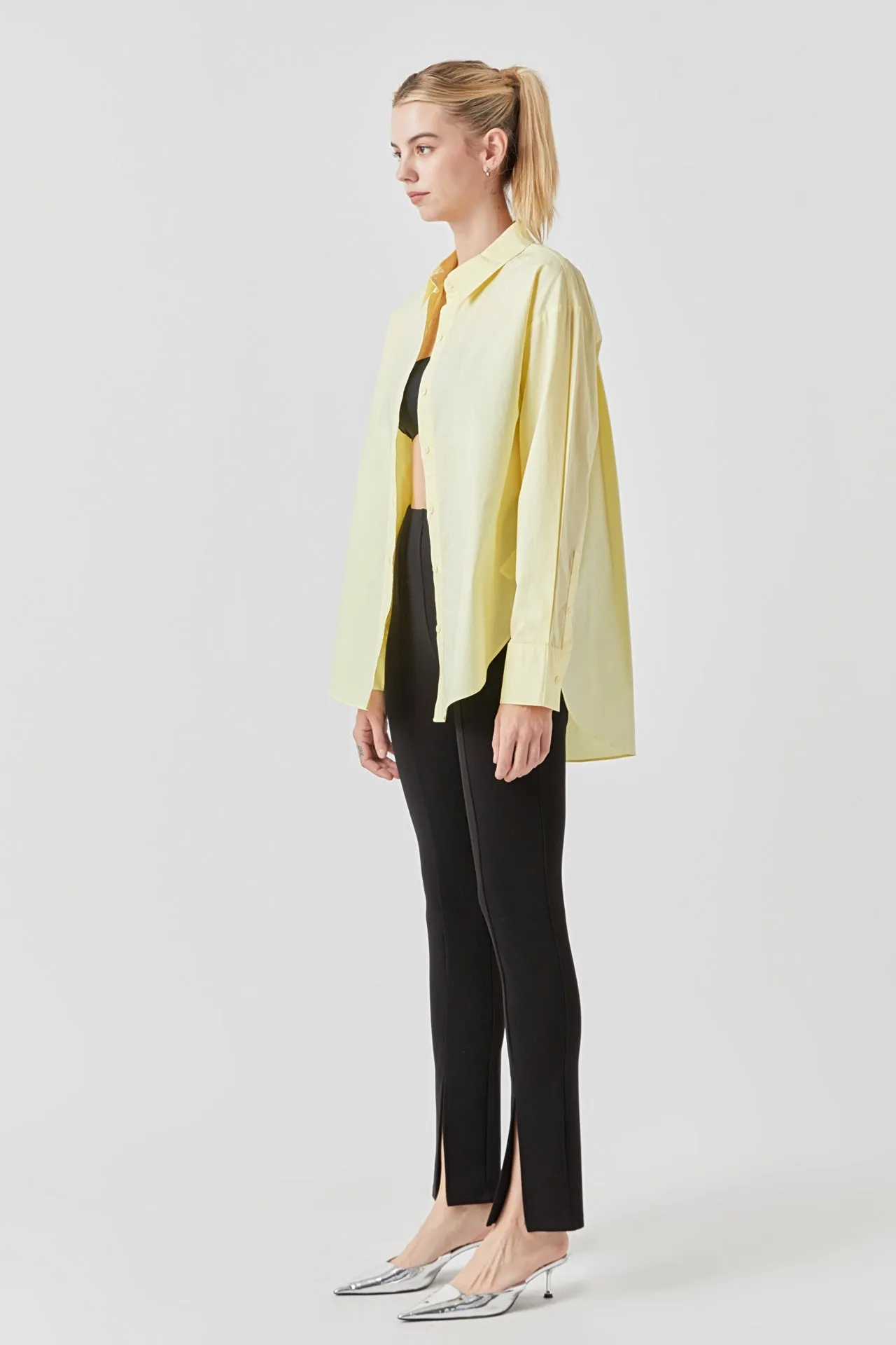 Oversize Collared Shirt sold by Endless Rose product image thumbnail 3