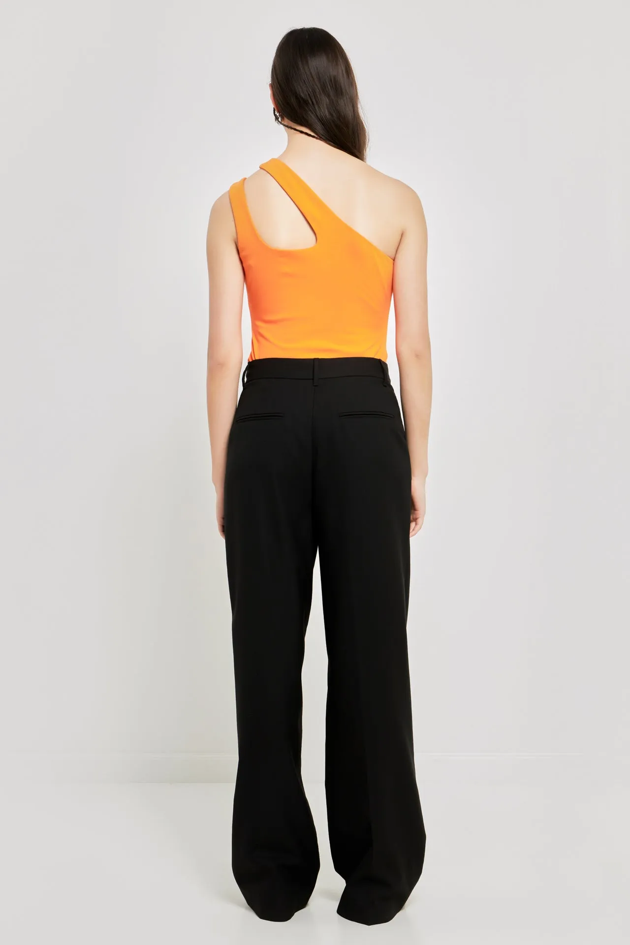 One Shoulder Cut-out Detail Knit Bodysuit sold by Endless Rose product image thumbnail 5